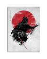 Youth room painting - Warrior against a red sun DDJVigo | FEEBY