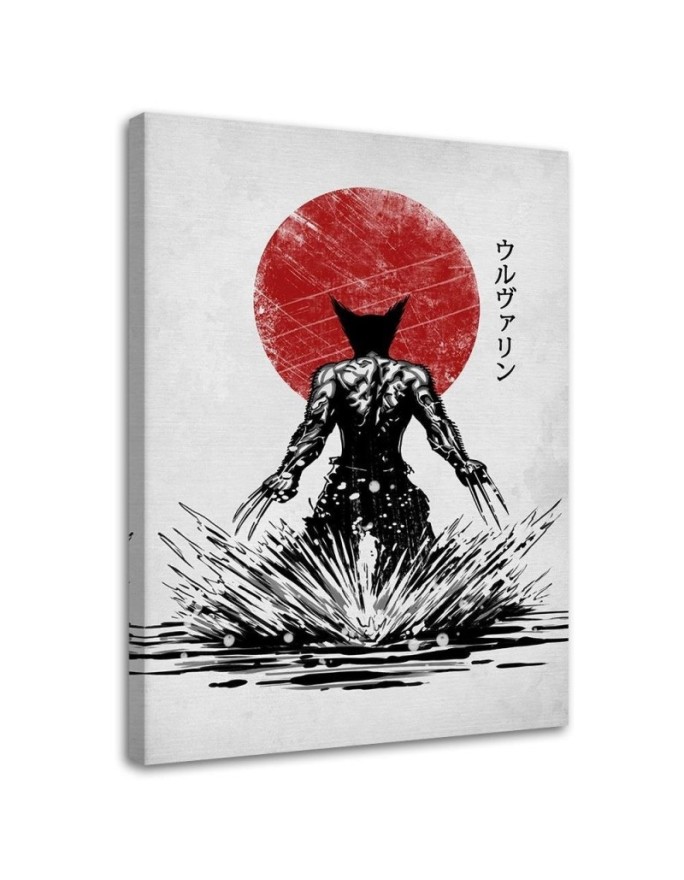 Canvas print Samurai during...