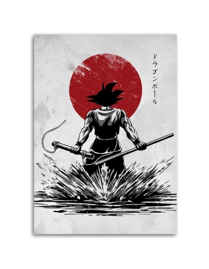 Youth decorative Canvas painting - Son Goku Samurai DDJVigo | FEEBY