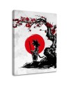 Youth Canvas painting - Son Goku under a red cherry tree DDJVigo | FEEBY