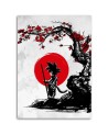 Youth Canvas painting - Son Goku under a red cherry tree DDJVigo | FEEBY