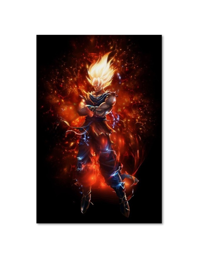 Dragon Ball teen wall art painting | FEEBY