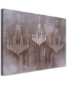 Living room wall art painting - Retro chandelier | FEEBY