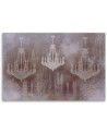 Living room wall art painting - Retro chandelier | FEEBY