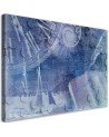 Canvas painting for wall - Clock time abstract | FEEBY