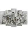 Large wall Canvas painting for living room, bedroom - Lotus Blossom | FEEBY