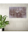 Large modern Canvas paintings for wall - Chandeliers | FEEBY