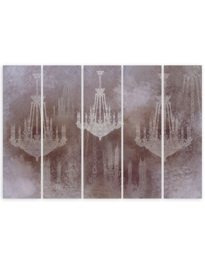 Large modern Canvas paintings for wall - Chandeliers | FEEBY
