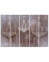 Large modern Canvas paintings for wall - Chandeliers | FEEBY