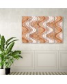 Loft Canvas painting for wall - Vertical wavy lines | FEEBY