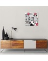 Canvas prints for a teenager's room - Banksy Street art collage | FEEBY
