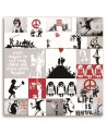 Canvas prints for teenager's room - Banksy Street Art mural | FEEBY