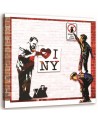 Modern wall painting - Banksy I love New York | FEEBY