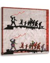 Graffiti painting for wall - Banksy Ecomonic politics | FEEBY