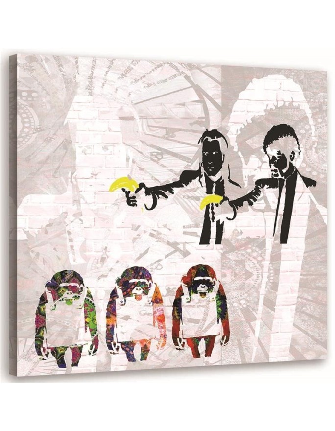 Youth painting - Banksy Pulp fiction | FEEBY