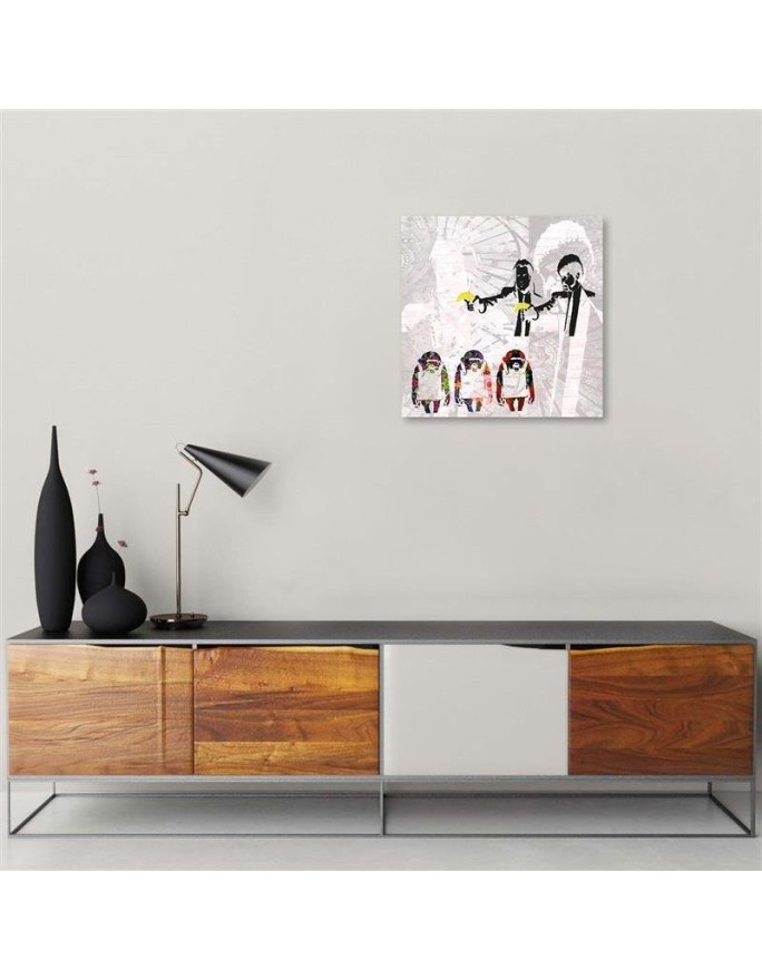 Youth painting - Banksy Pulp fiction | FEEBY