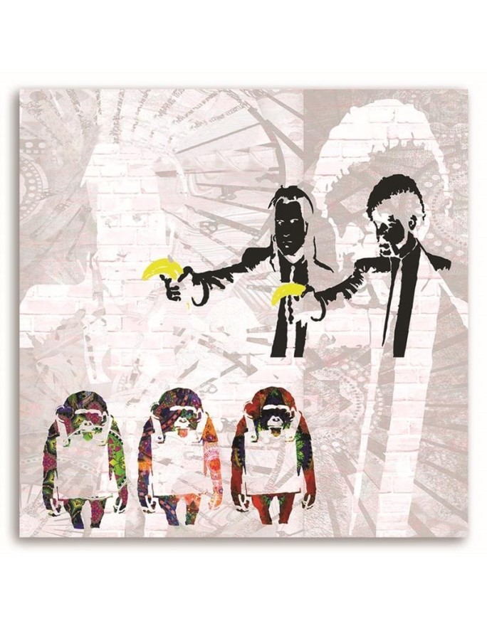 Youth painting - Banksy Pulp fiction | FEEBY