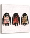 Banksy monkeys - teen room paintings for wall | FEEBY