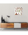 Banksy canvas painting for teenager - Mural collage of Street Art works | FEEBY