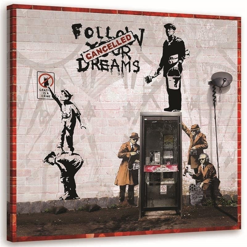 Banksy Dreams - Graffiti painting for teenager's room | FEEBY