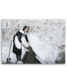 Youth Canvas prints - Maid Banksy Mural Street Art | FEEBY