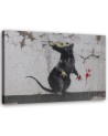 Canvas prints for teenager for room - Banksy Rat street art | FEEBY