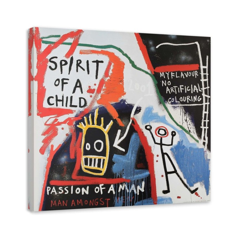 Teenage canvas painting - Colourful graffiti | FEEBY