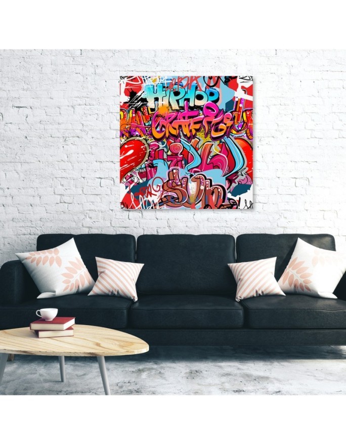 Wall art for teenager for wall - Graffiti abstract colourful | FEEBY