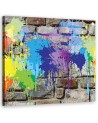 Modern Canvas prints for teenager - Graffiti abstraction colourful | FEEBY