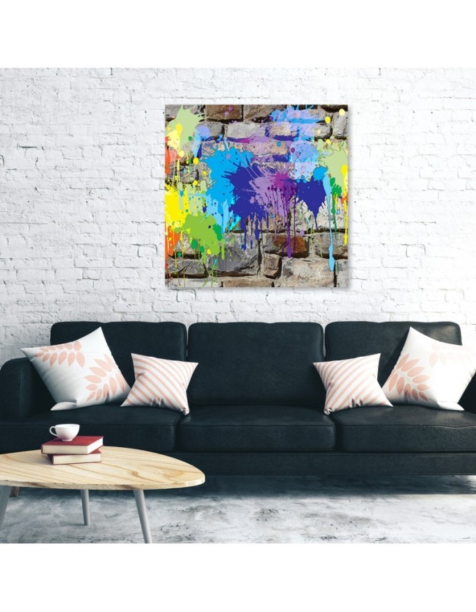 Modern Canvas prints for teenager - Graffiti abstraction colourful | FEEBY