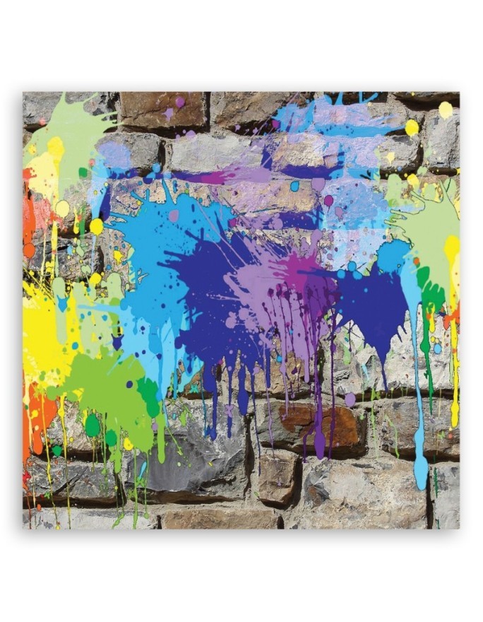 Modern Canvas prints for teenager - Graffiti abstraction colourful | FEEBY