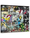 Modern wall art painting - Graffiti abstract colourful | FEEBY