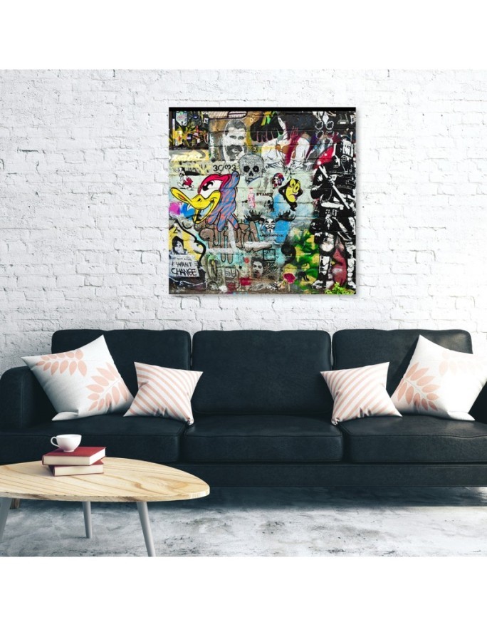 Modern wall art painting - Graffiti abstract colourful | FEEBY