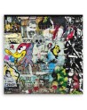 Modern wall art painting - Graffiti abstract colourful | FEEBY