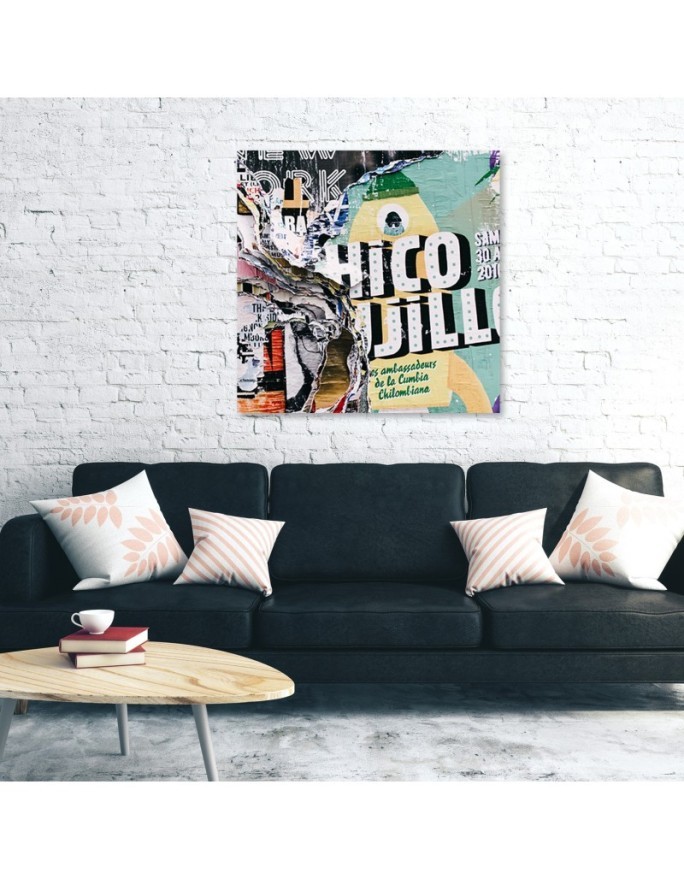 Canvas wall art painting - Graffiti abstract colourful | FEEBY