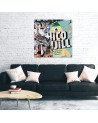 Canvas wall art painting - Graffiti abstract colourful | FEEBY