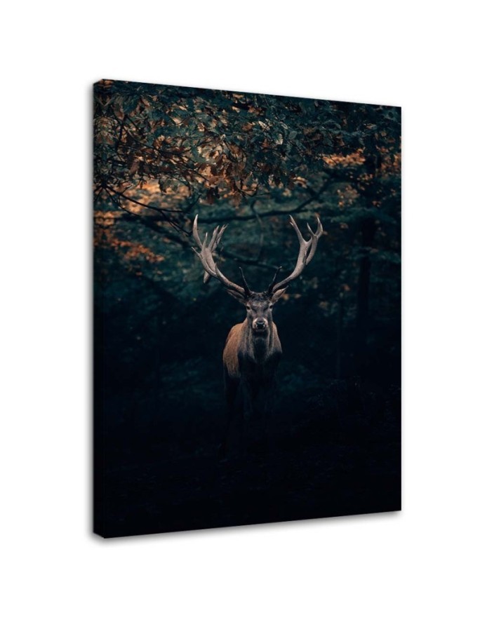 Canvas painting for living room - Deer in scrubs | FEEBY