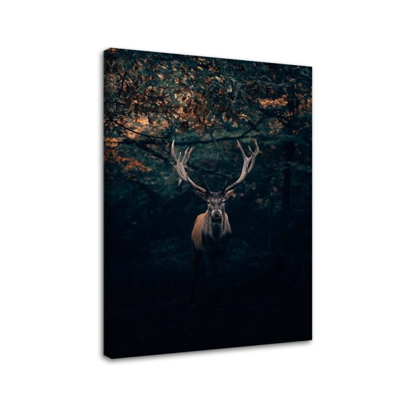 Canvas painting for living room - Deer in scrubs | FEEBY