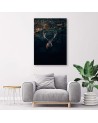 Canvas painting for living room - Deer in scrubs | FEEBY