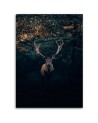 Canvas painting for living room - Deer in scrubs | FEEBY