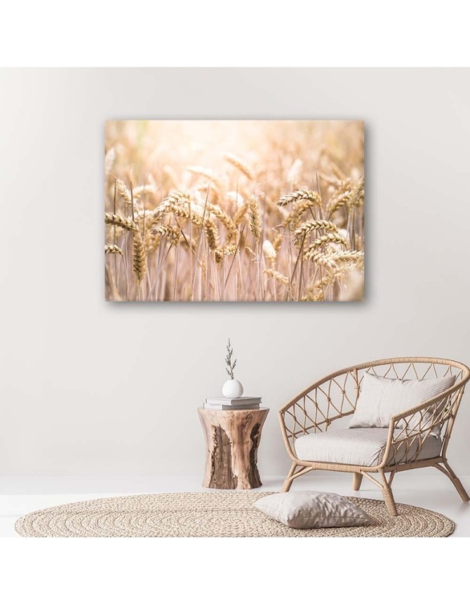 Wall art decoration painting for living room - Grain in the sunshine | FEEBY