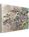 Printed canvas painting - Irises flowers in the wind | FEEBY