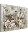 Modern painting on canvas for living room - Lotus flowers | FEEBY