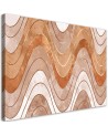 Painting Canvas loft style for wall - Vertical wavy lines | FEEBY