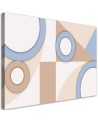 Children's room pictures on canvas - Geometric shapes abstract | FEEBY