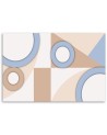 Children's room pictures on canvas - Geometric shapes abstract | FEEBY