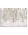 Canvas prints for living room - Scandinavian minimalist abstraction in beige | FEEBY