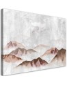 Boho style Canvas painting for the living room - Birds over the mountains | FEEBY