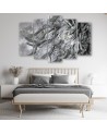 Large modern canvas painting - Queen of the night flower | FEEBY