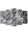 Large modern canvas painting - Queen of the night flower | FEEBY